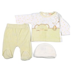 CONJUNTO BEBE 2/PIEZAS+GORRO
