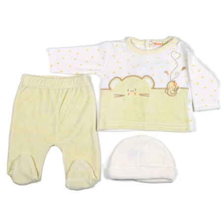 CONJUNTO BEBE 2/PIEZAS+GORRO