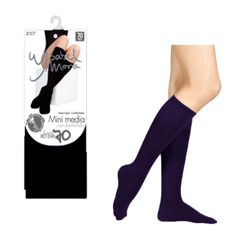 MINI MEDIA MELOCOTON 70DEN PACK/2