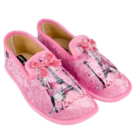 ZAPATILLA CERRADA TERCIOPELO