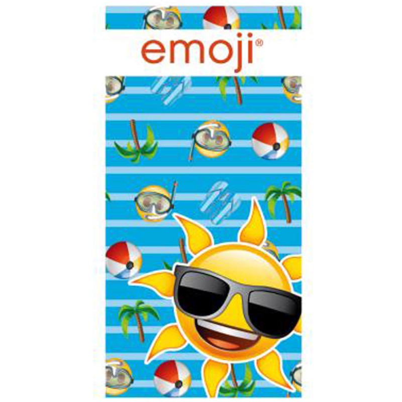 TOALLA PLAYA 70X140 EMOJI