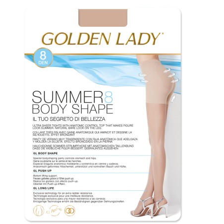 MEDIA PANTY ADELGAZANTE GOLDEN LADY 8DEN