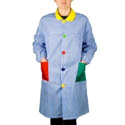 BATA ESCOLAR PROFESORA RAYAS