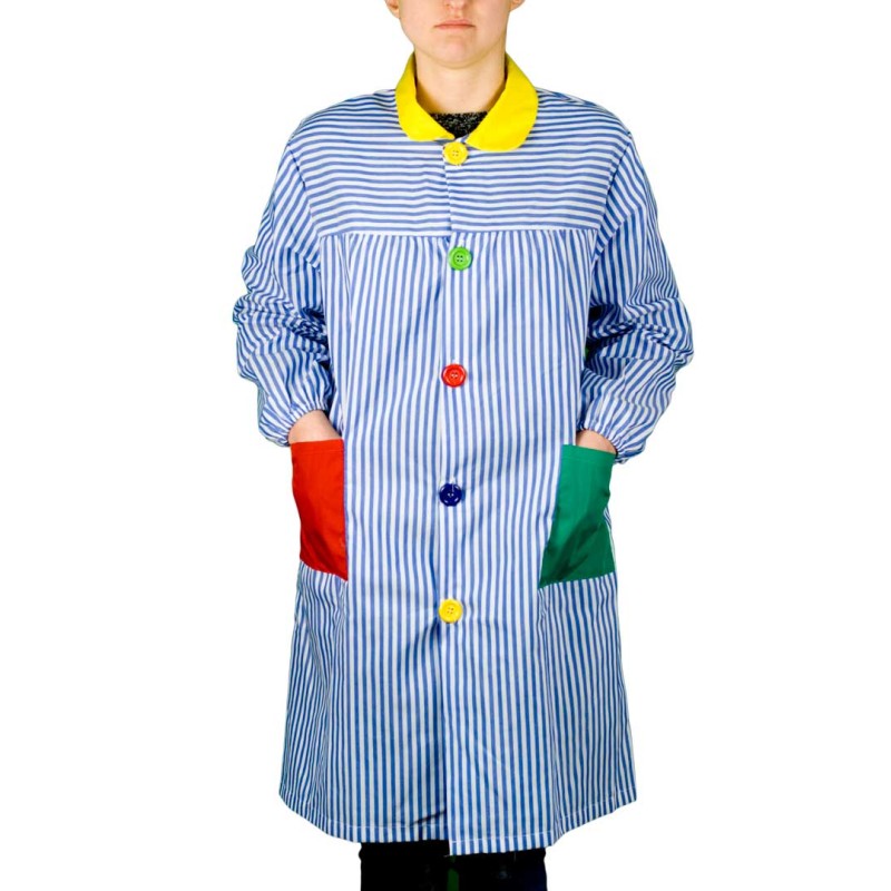 BATA ESCOLAR PROFESORA RAYAS