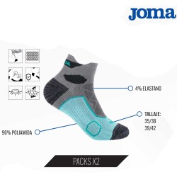 CALCETIN PACK/2 TOBILLERO DEPORTIVO