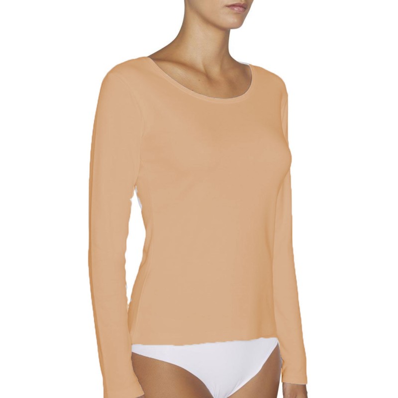 CAMISETA MANGA LARGA MUJER