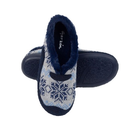 ZAPATILLA MUJER GARZON LANA NAVIDAD
