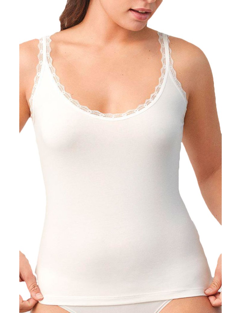 Ysabel Mora Camisetas De Tirantes Con Encaje Comprar Pack