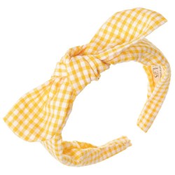 DIADEMA DE 2.5CM. CON LAZO NUDO VICHY