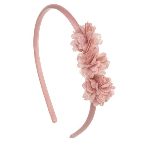 DIADEMA SUAVE CON 3 FLORES BAMBULA