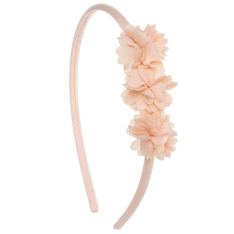 DIADEMA SUAVE CON 3 FLORES BAMBULA