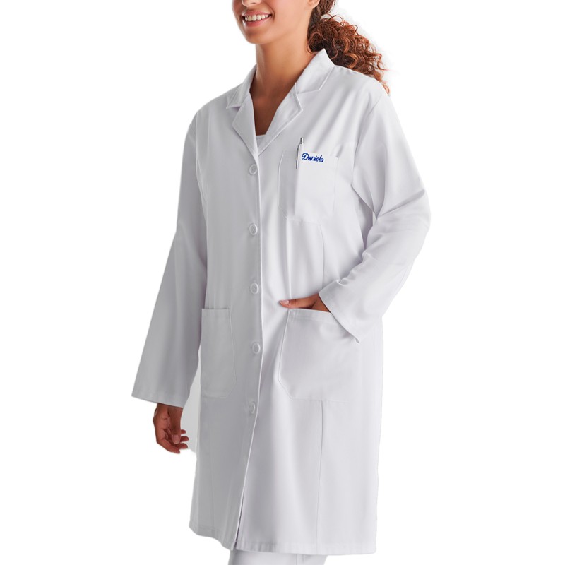 BATA LABORATORIO MUJER CON NOMBRE BORDADO