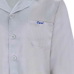 BATA LABORATORIO MUJER CON NOMBRE BORDADO