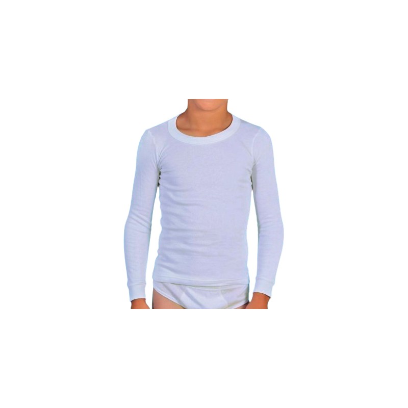 CAMISETA NIÑ@S MANGA LARGA ALGODON