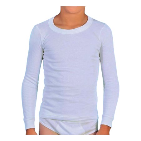 CAMISETA NIÑ@S MANGA LARGA ALGODON