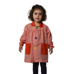 Babi colegio KLOTTZ cuadros. Bata escolar