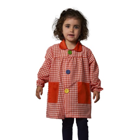 Babi colegio KLOTTZ cuadros. Bata escolar