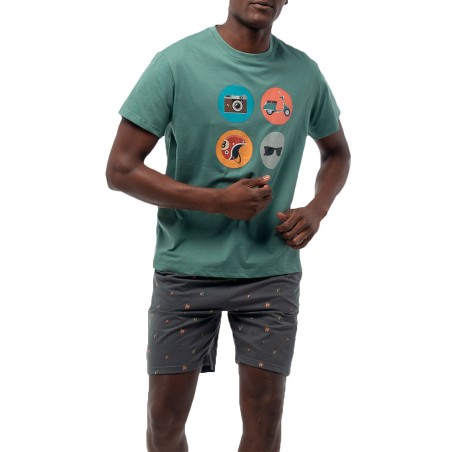 PIJAMA HOMBRE MANGA CORTA