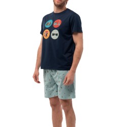 PIJAMA HOMBRE MANGA CORTA