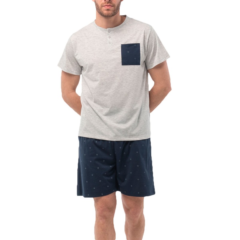 PIJAMA HOMBRE MANGA CORTA