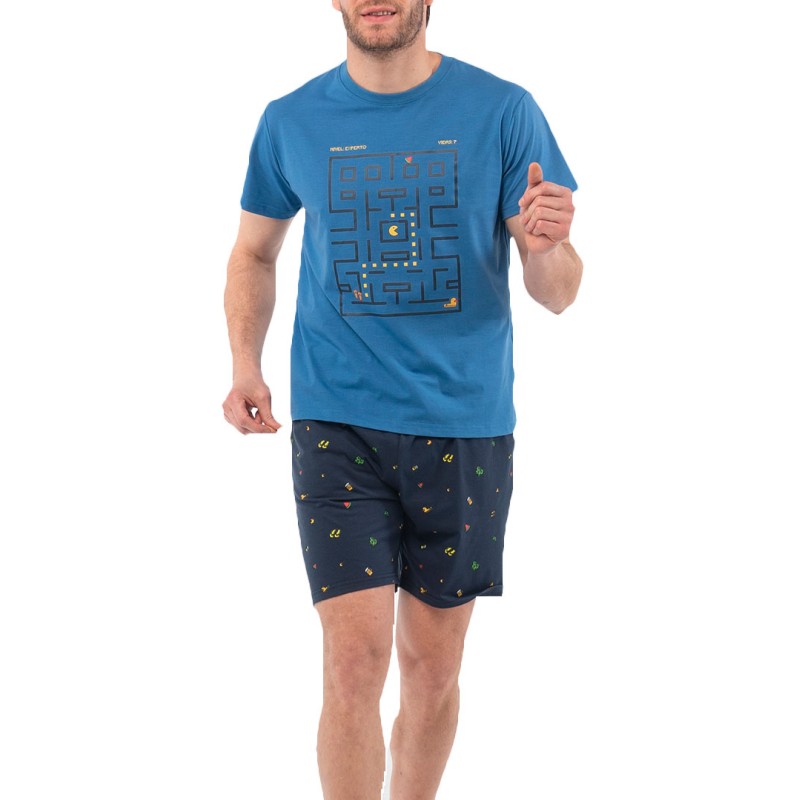 PIJAMA HOMBRE MANGA CORTA