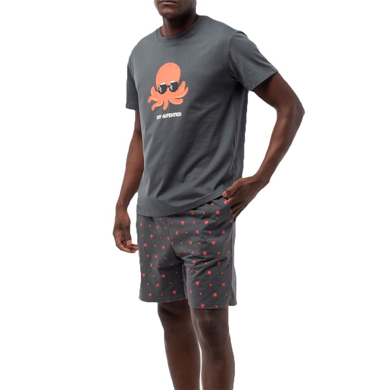 PIJAMA HOMBRE MANGA CORTA