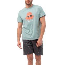 PIJAMA HOMBRE MANGA CORTA