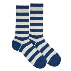 CALCETIN CONDOR RAYAS ALGODON RECICLADO
