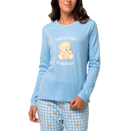 PIJAMA MUJER  AFELPADO