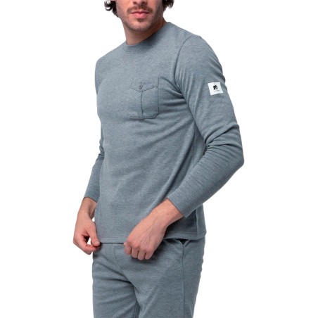 PIJAMA HOMBRE AFELPADO ALGODON