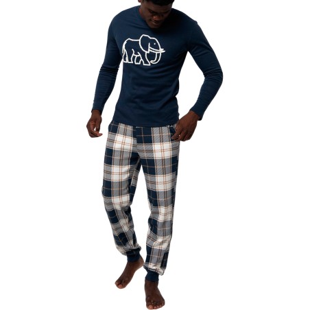 PIJAMA HOMBRE AFELPADO ALGODON
