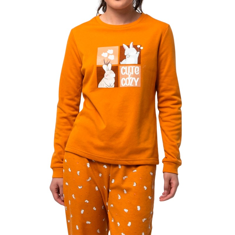 PIJAMA MUJER  AFELPADO