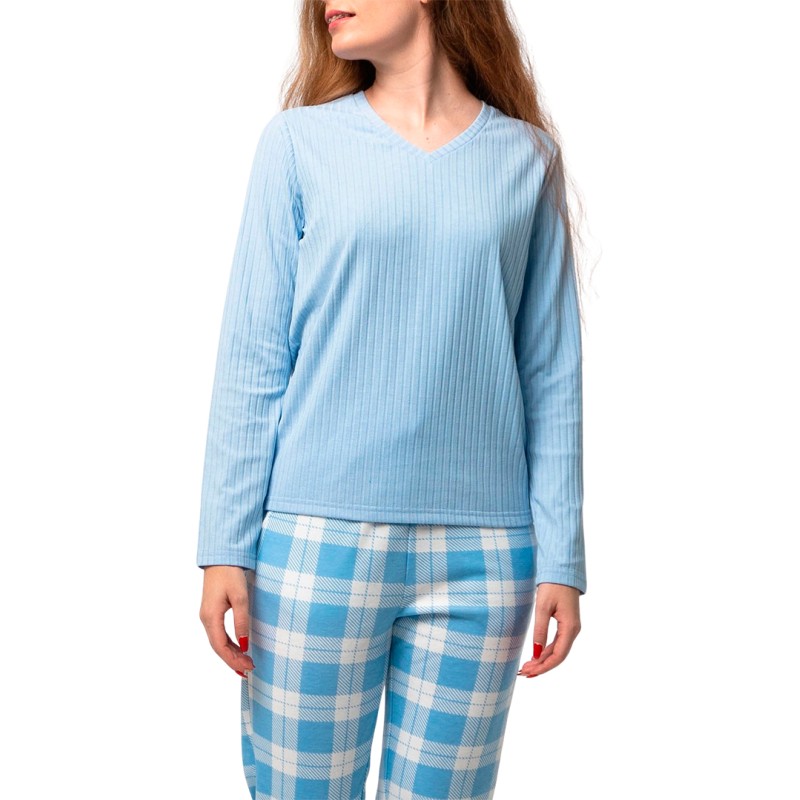 PIJAMA MUJER  AFELPADO CANALE