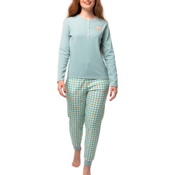 PIJAMA MUJER  AFELPADO CANALE