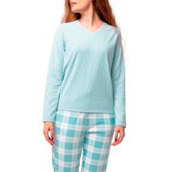 PIJAMA MUJER  AFELPADO CANALE