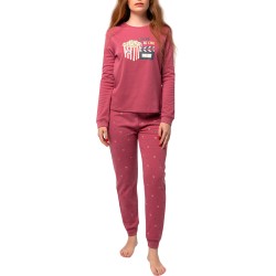 PIJAMA MUJER  AFELPADO CANALE