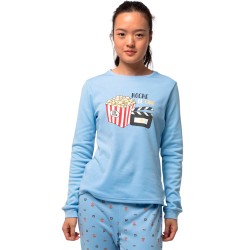 PIJAMA MUJER  AFELPADO CANALE