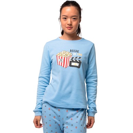 PIJAMA MUJER  AFELPADO CANALE