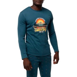 PIJAMA HOMBRE AFELPADO ALGODON