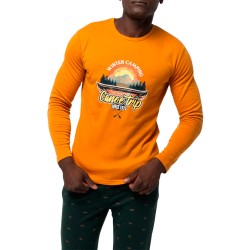 PIJAMA HOMBRE AFELPADO ALGODON