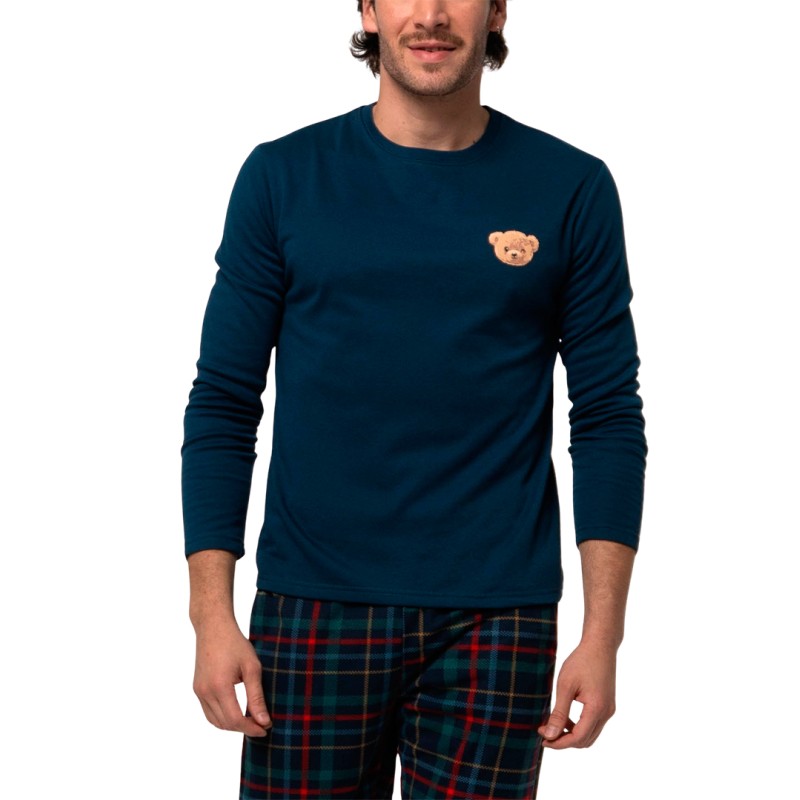 PIJAMA HOMBRE AFELPADO ALGODON