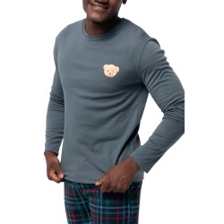 PIJAMA HOMBRE AFELPADO ALGODON