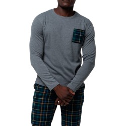 PIJAMA HOMBRE AFELPADO ALGODON