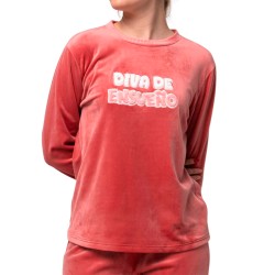 PIJAMA MUJER MICROVELOUR