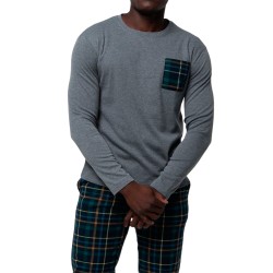 PIJAMA HOMBRE AFELPADO ALGODON