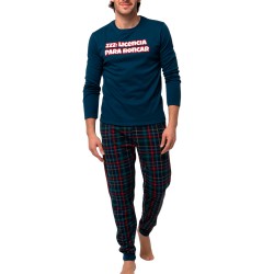 PIJAMA HOMBRE AFELPADO ALGODON