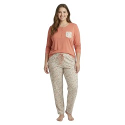 PIJAMA MUJER LARGO CURVY