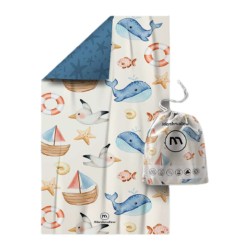 TOALLA 70X140 BALLENAS
