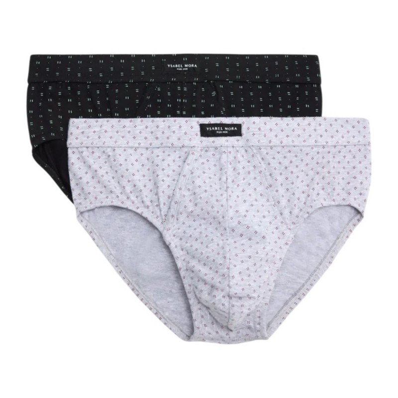 SLIP HOMBRE PACK/2 CON ABERTURA