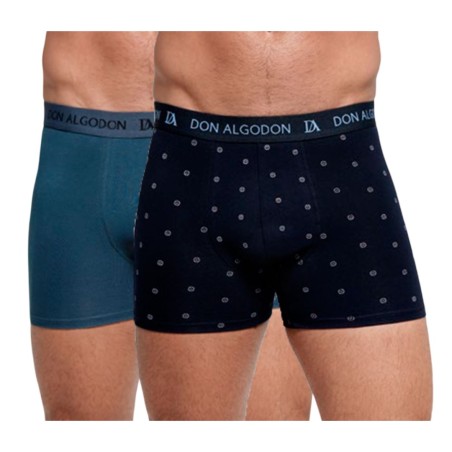 BOXER HOMBRE PACK/2 DON ALGODON
